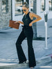 New Stylish Slim Tie-Up Flared Denim Pants