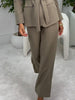 Stylish Button-Down Suit Trousers