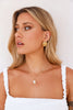 18k Gold Plated Classy Couture Earrings Gold