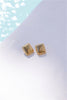 18k Gold Plated Cushions Earrings Gold