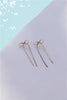 14k Gold Plated Bille Bow Earrings Gold