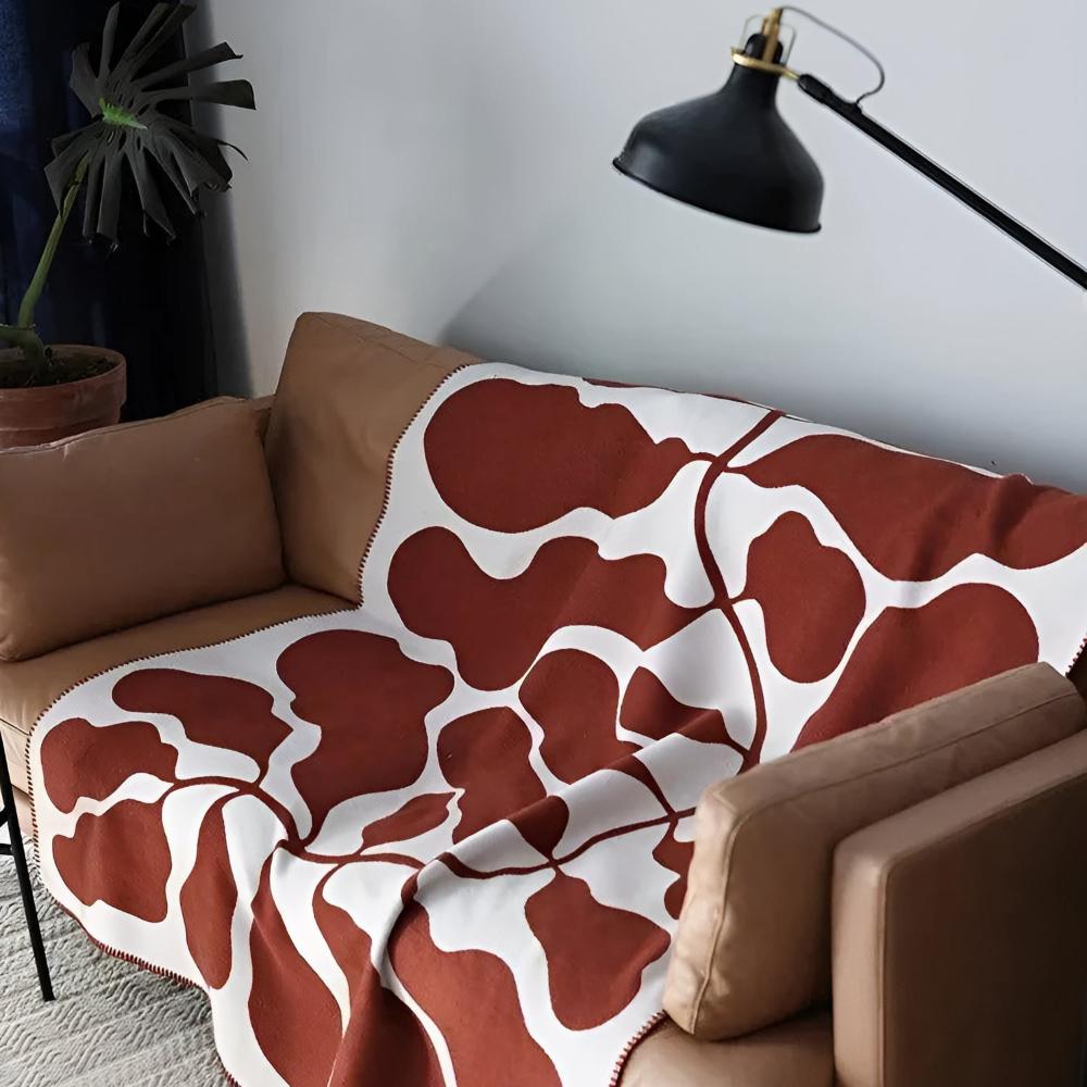 Geometric Design Acrylic Throw Blanket