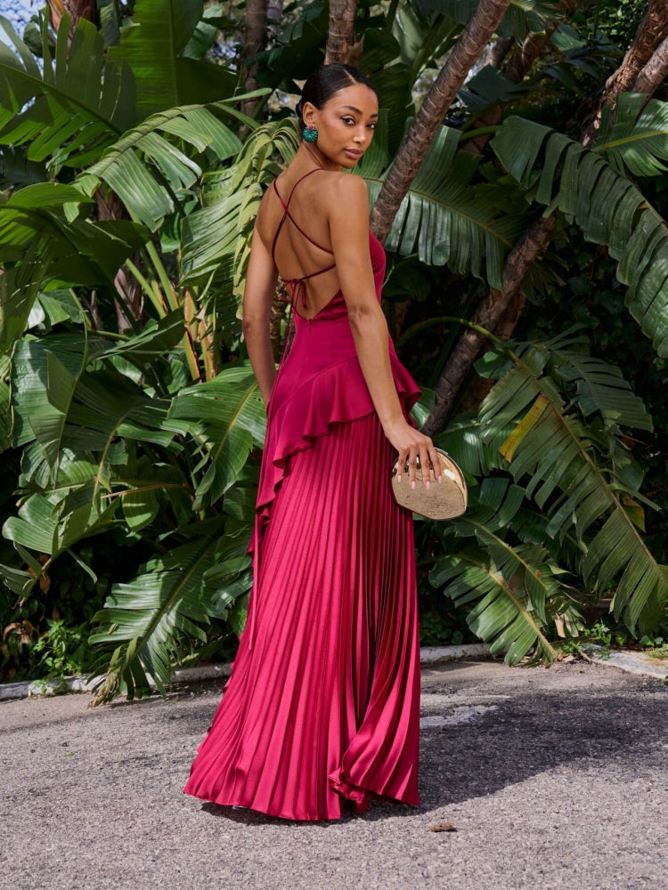 Designer Asymmetric Dress