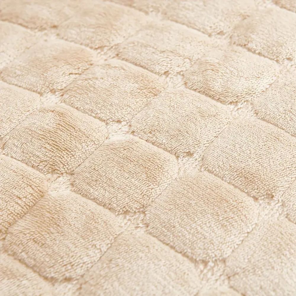 Velvet Grid Recliner Cover