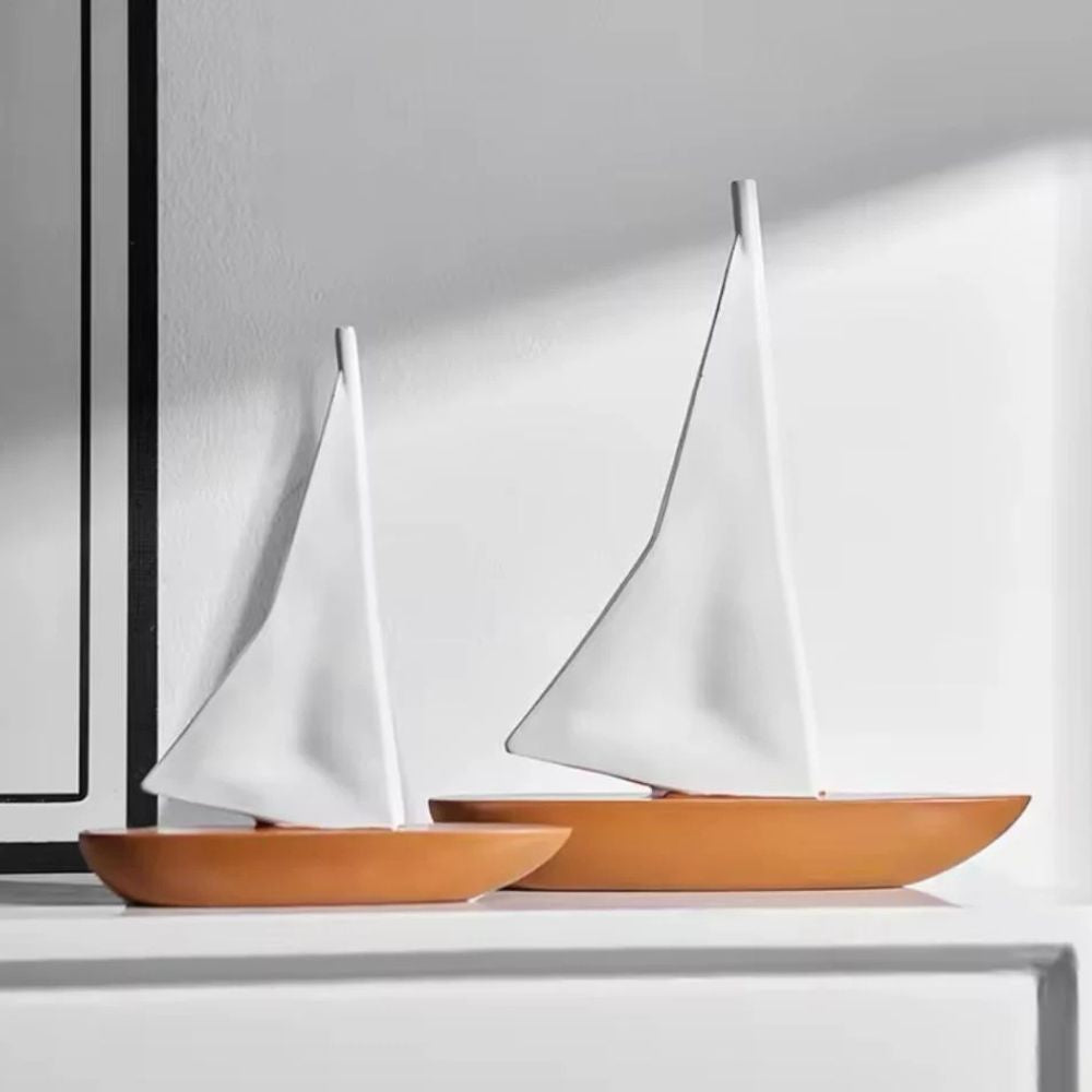 Celestial Drift Sailboat Decor