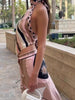 Sexy Backless Sleeveless Skirt Sets