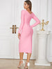 Minimalist Cut-Out Dress