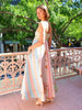 Graffiti Print Sleeveless A-Line Maxi Dress