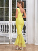 One-Shoulder Mesh Dress