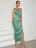 Hollow Waist Slit Bodycon Dress