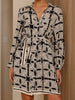 Long Sleeve A-Line Resort Dress