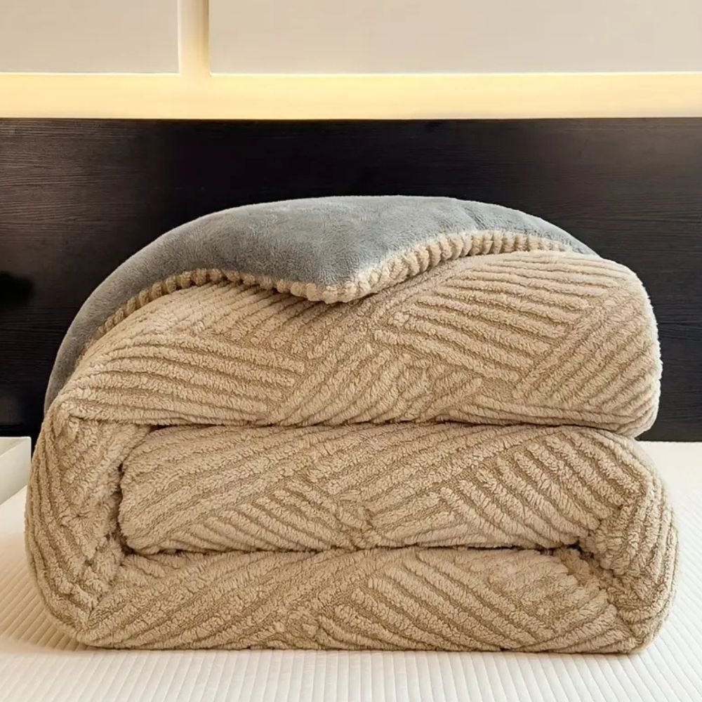 Chevron Luxe Plush Blanket
