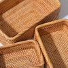 Artisan Rectangular Rattan Storage Basket