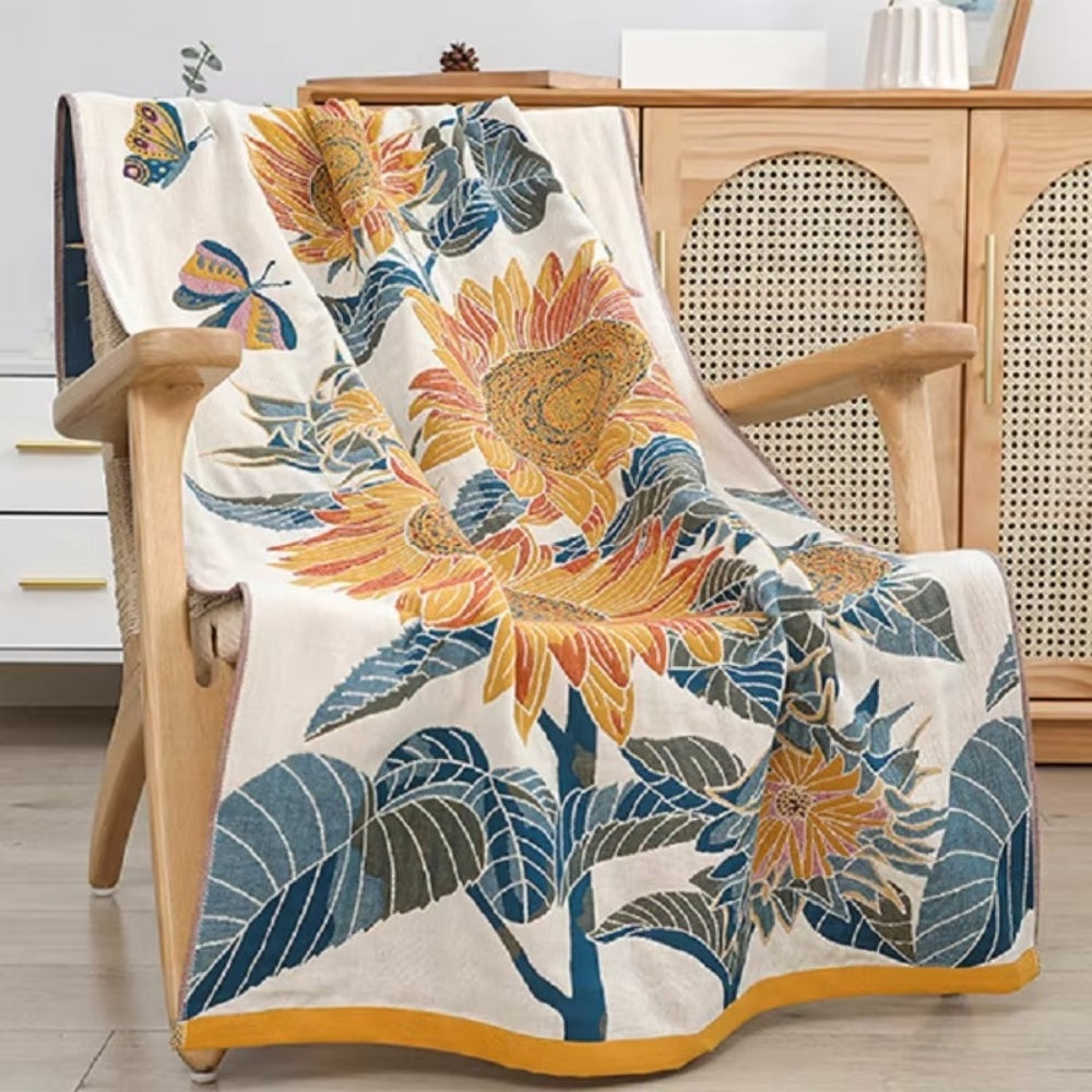 Savanna Bloom Cotton Bath Towel