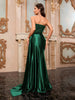 Sexy Strapless Sequin Backless Dress