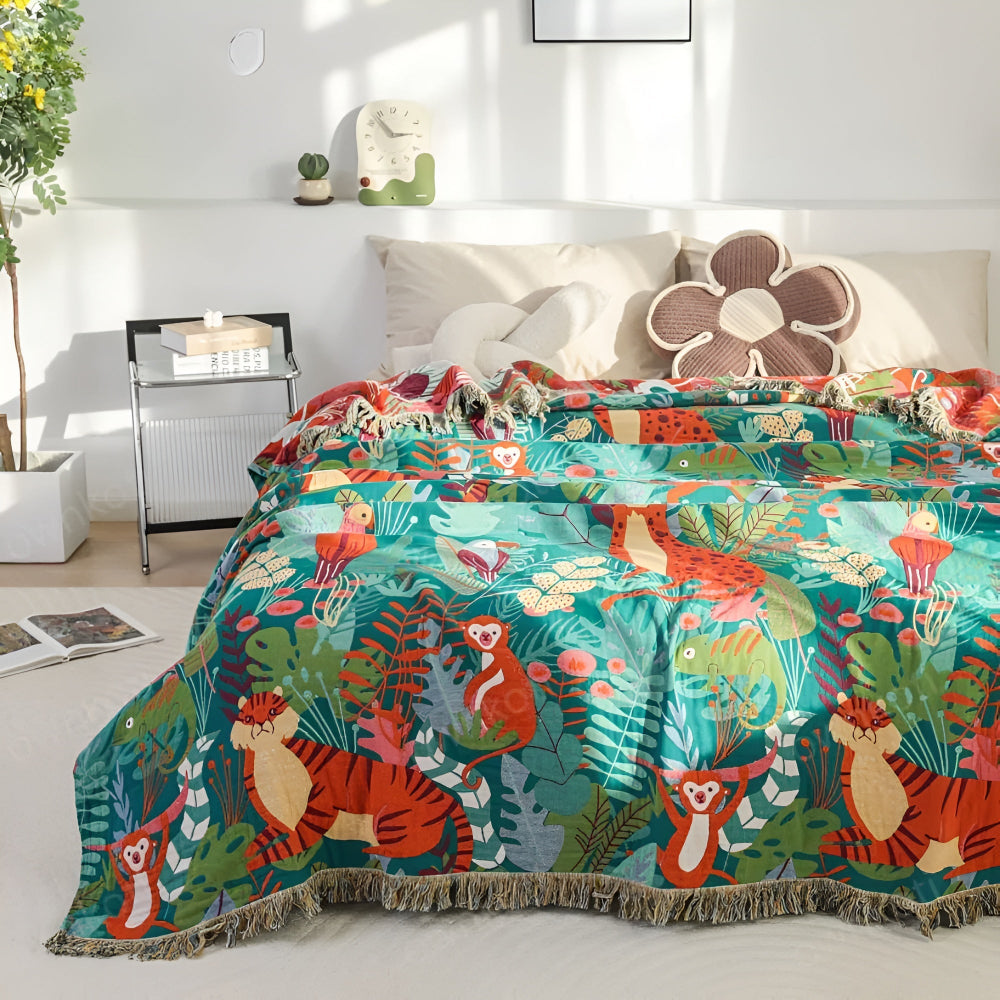 Jungle Adventure Kids Blanket