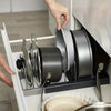 Expandable Pot and Pans Organizer Rack