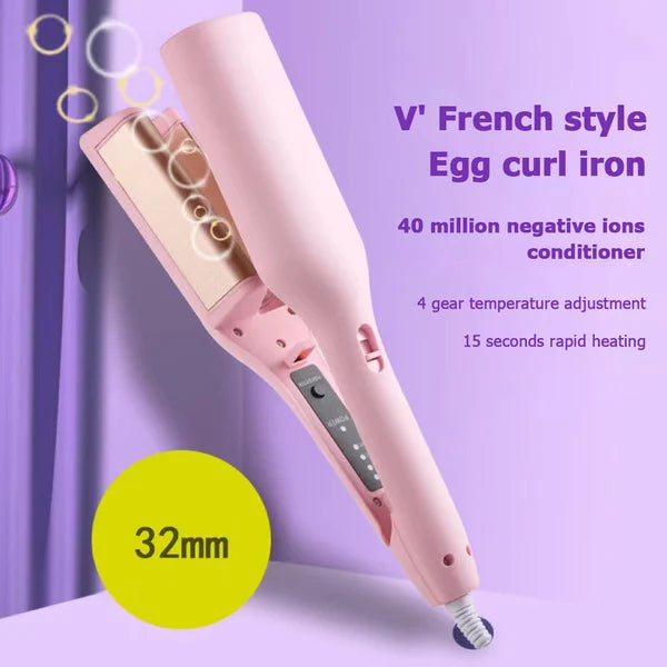 50% OFF | CurlVibe™ | Beautiful Curls in No Time, Salon-Quality Styling at Home!