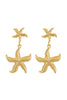 Starfish Pendant Earrings