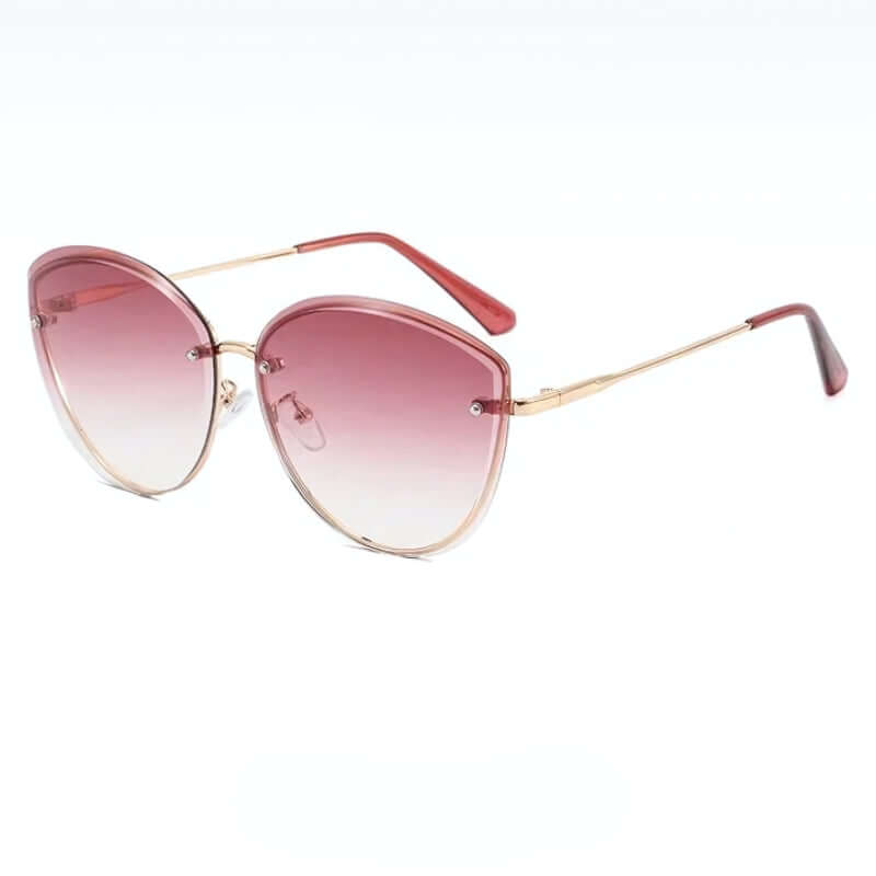 50% OFF | SolarCharm Cat-Eye |  Sunglasses ladies, rimless cat-eye shape UV400