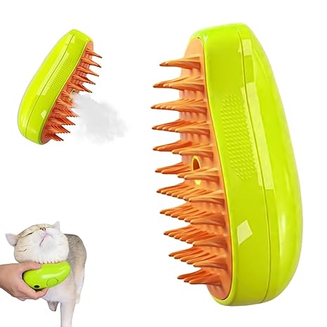 50% OFF | PurrFect™ | 3 in 1 steaming cat brush