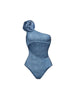 3D Floral One-Shoulder Sexy Monokini