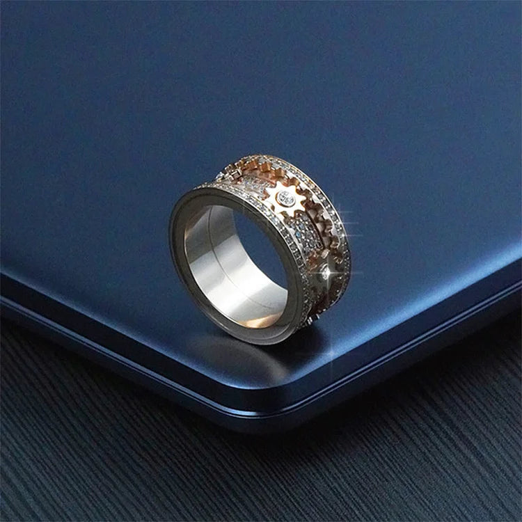 50% OFF  | Clockwork™ | crystal ring for fidget spinners