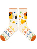 Cartoon Black Bear Cotton Socks