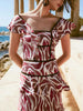 Short Sleeve Floral Dress