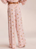Food Print Pajama Set - Dusty Pink