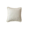 Velvet Pom-Pom Trim Cushion Cover