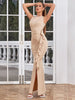 Stylish Pleated Ruffle Sleeveless Dress