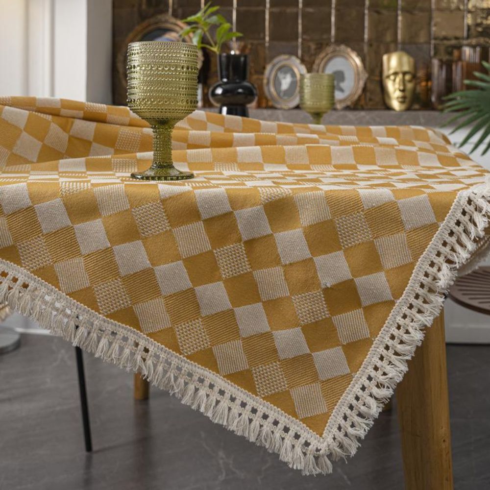 Heritage Checkered Tablecloth