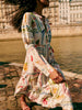 Printed Cotton And Linen Dress