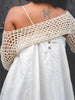 Casual Knitted Bolero And Midi Dress