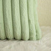 Green Fluffy Cushion Cover