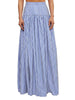 Blue Bar Skirt Set