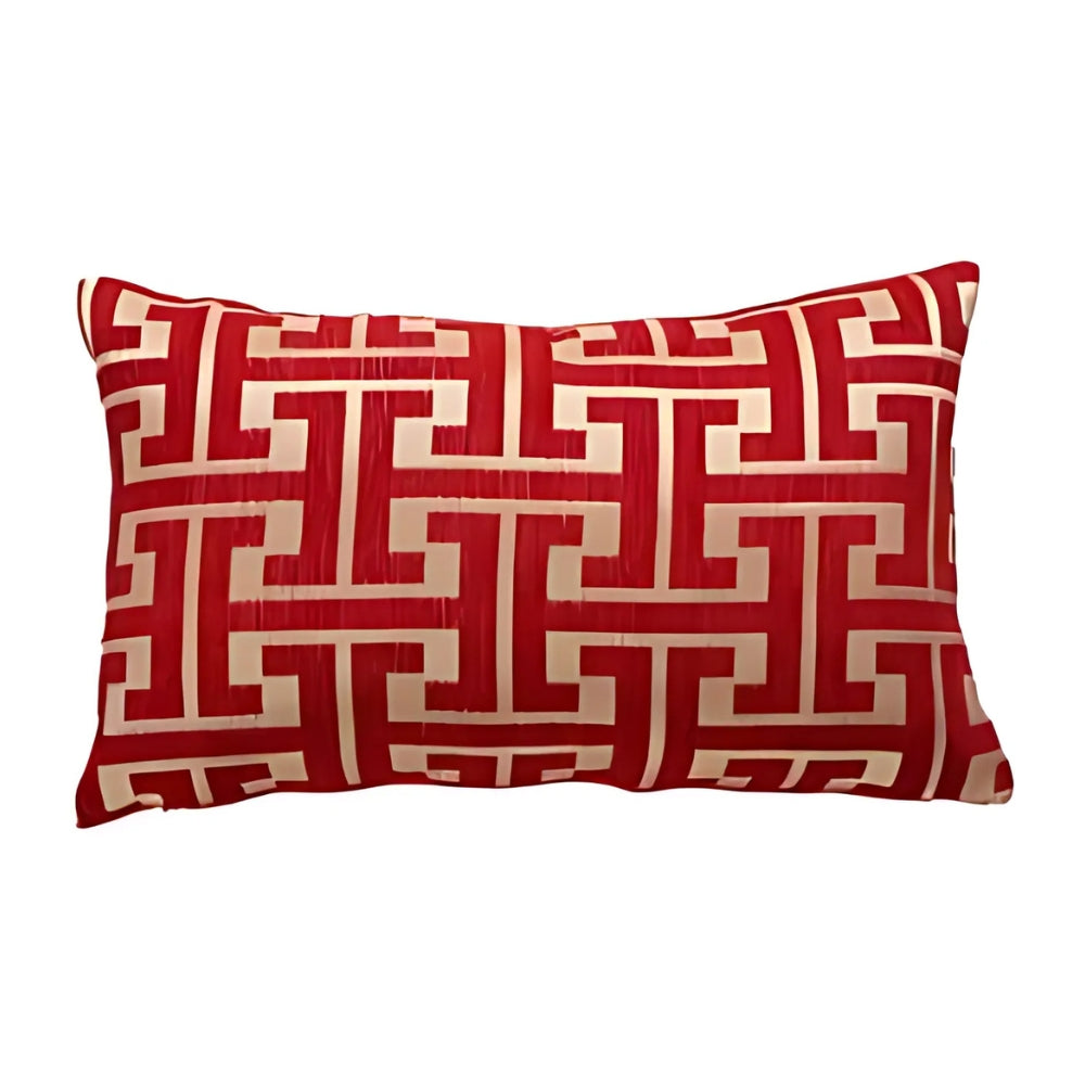 Timeless Maze Pattern Cushion Cover