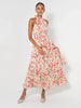 Halterneck Maxi Dress - Provence Bloom