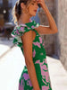 Floral Print Resort Swimsuit Set