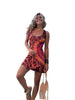 High-Waist Camisole Mini Dress