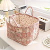 50% OFF | FloralEase® | Floral Canvas Storage Basket