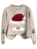 Loose Fit Christmas Knit Sweater