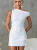 Sequin Off-Shoulder Bodycon Dress