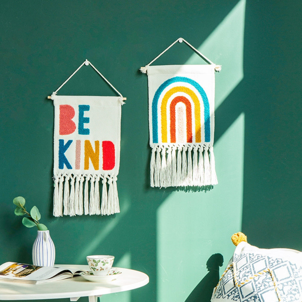 Colorful Fringe Tapestry Decor