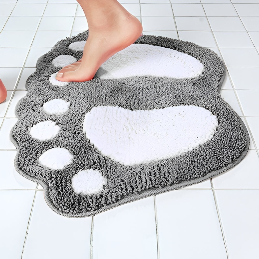 PawLuxe® | Paw Print Bath Mat