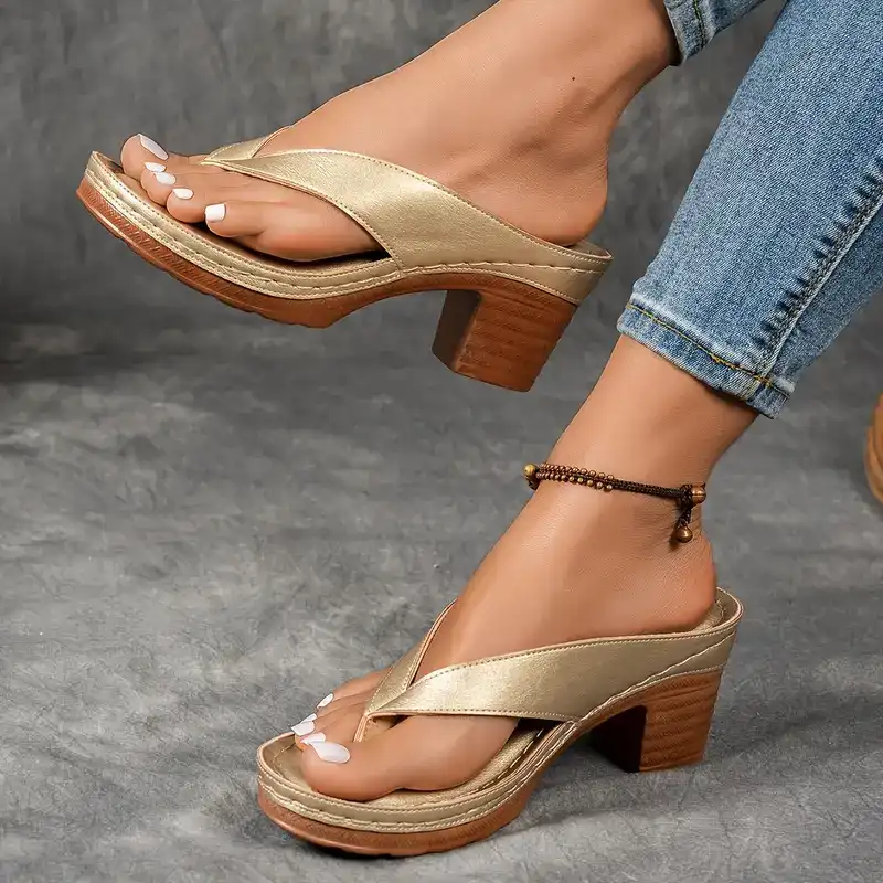 50% OFF | SoleComfort | 🌺2025 new Orthopaedic sandals with thick heel