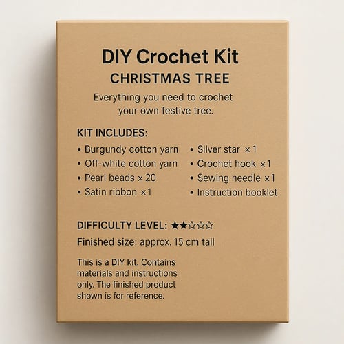 KnitGlow® DIY crochet tree set