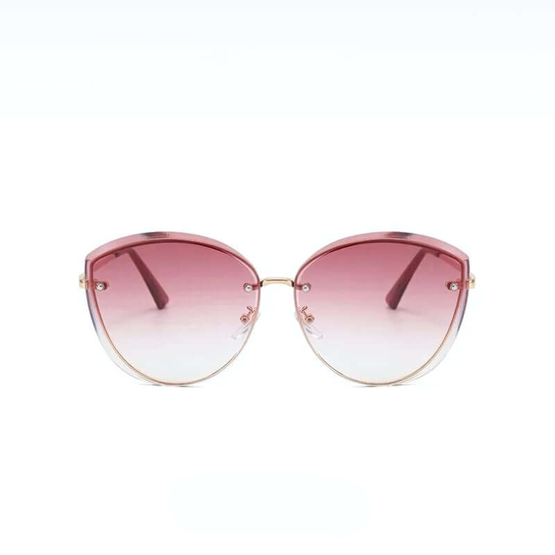 50% OFF | SolarCharm Cat-Eye |  Sunglasses ladies, rimless cat-eye shape UV400
