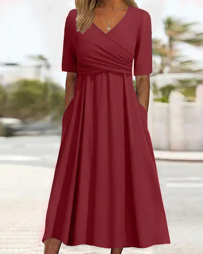50% OFF | Celeste | Fashionable crossover dress